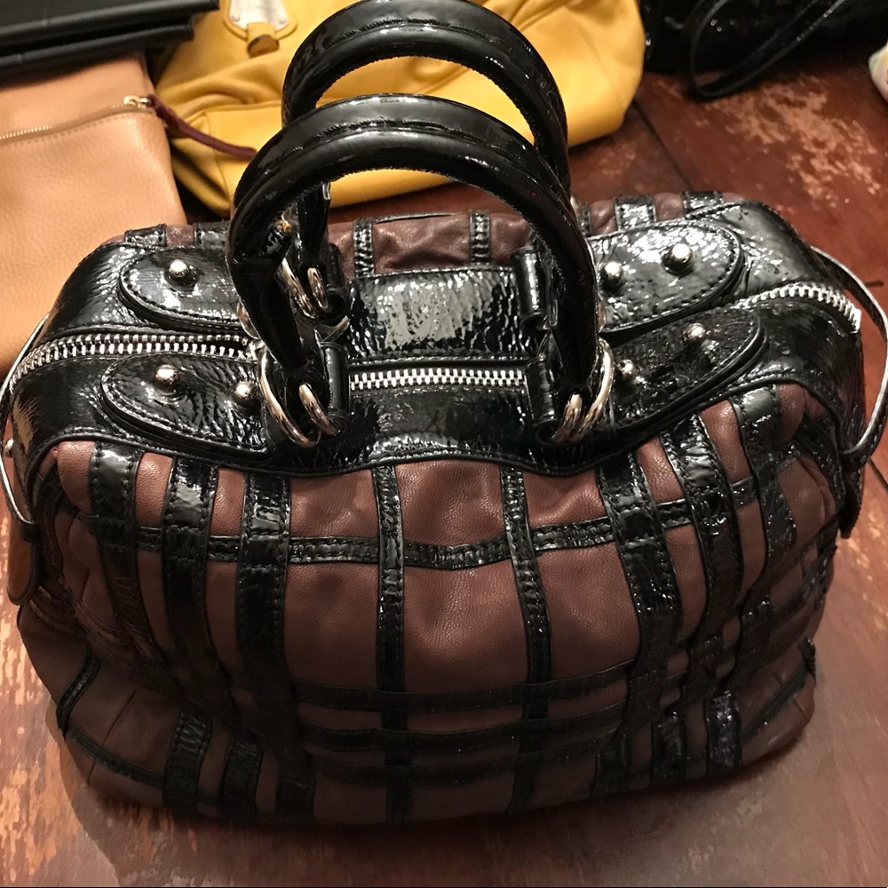 💼PRISTINE👜Badgley👜Mischka 👜satchel Bag 💼